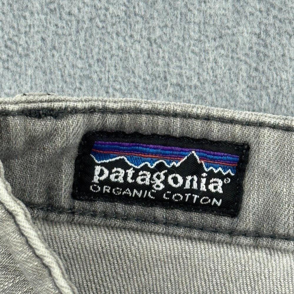 Patagonia Jeans Womens 29X30 Gray Low-Rise Straight Denim Organic Cotton 56931 - Picture 5 of 15